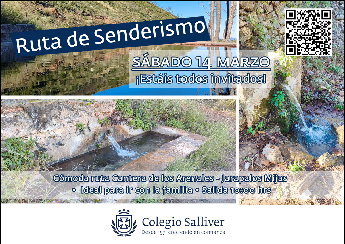 cartel senderismo sierra mijas colegio salliver 2026